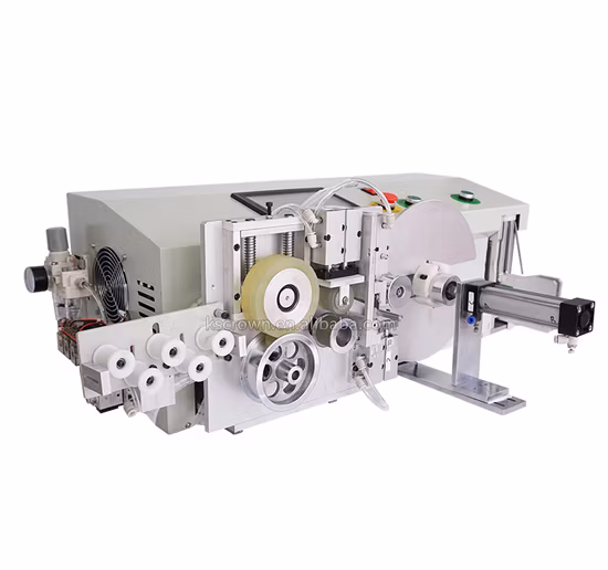 Automatic High Speed Wire Winding Binding Machine Cable Cutting Coiling Machine Wire Twist Tie Machine with Meter Counting