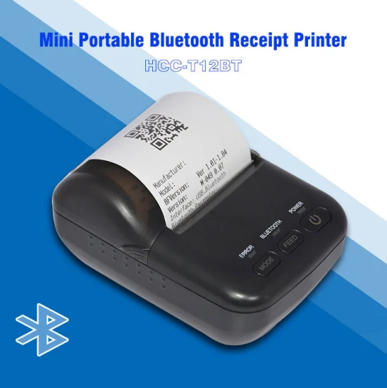 Cheap Thermal Receipt 58mm Portable Bluetooth Thermal Mini Printer for POS Terminal (HCC